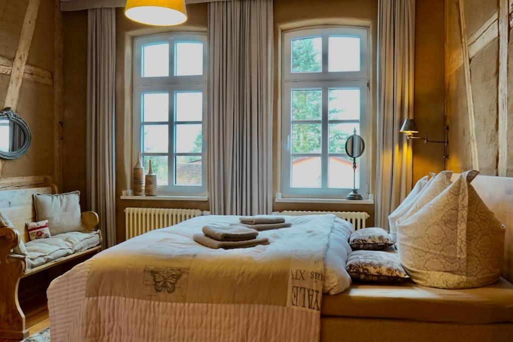 Ferienwohnung Alte Schule Chorin Schorfheide Екстериор снимка